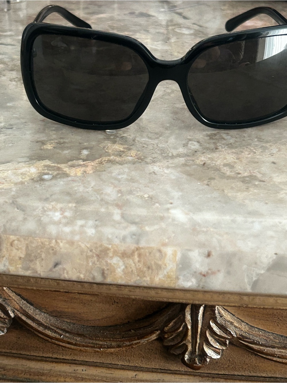 Vintage Chanel-Classic Black Women's Sunglasses - Picture 7 of 8